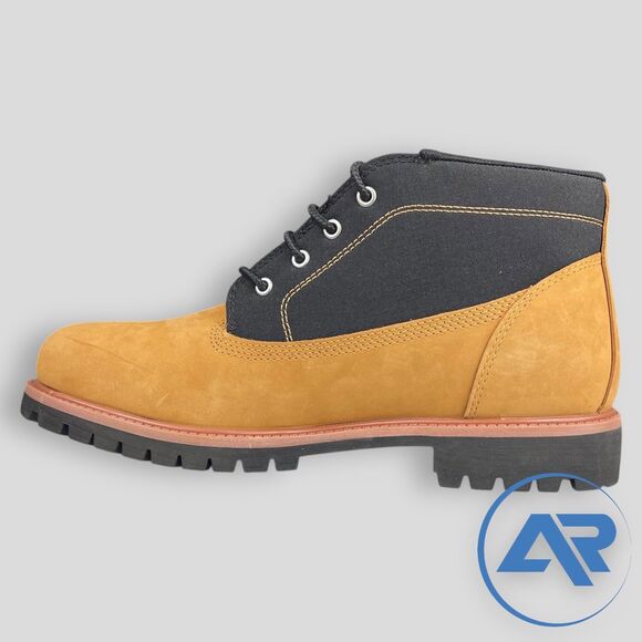 Timberland Premium Mid Lace-Up Chukka Wheat Black Size 12 Boots TBOA431H754 - Picture 4 of 7